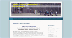 Desktop Screenshot of og-sachsenwald.de